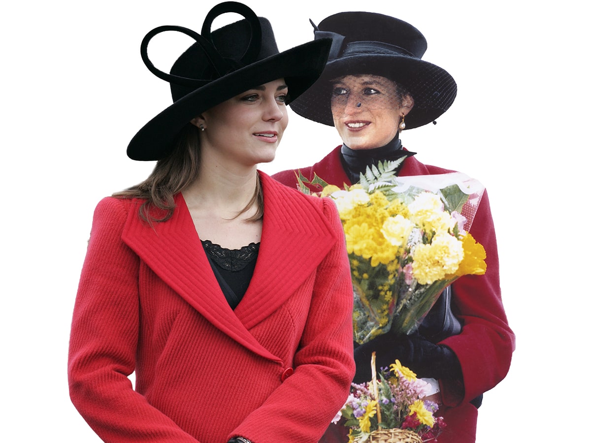 Todas las veces que Kate Middleton se inspiró en Diana de Gales a la hora de vestir
