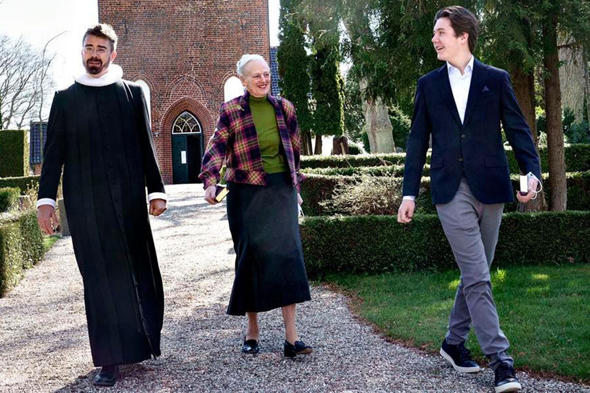 Christian de Dinamarca prepara su Confirmación con su abuela la reina
