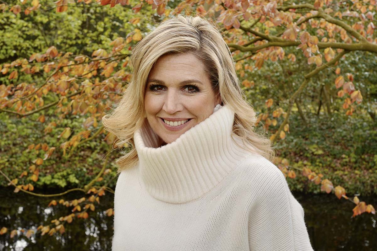 Hand out – Portrait photo Queen Máxima 50th birthday. Netherlands on May 19, 2021. Handout Out photo taken by H.M. de Koning/