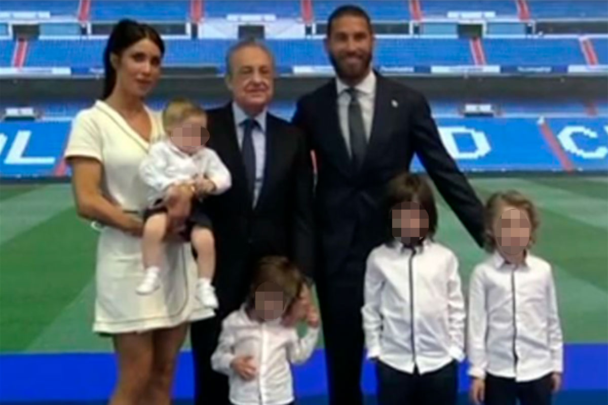 Pilar Rubio y sus hijos, el mejor apoyo de Sergio Ramos en su adiós al Real Madrid