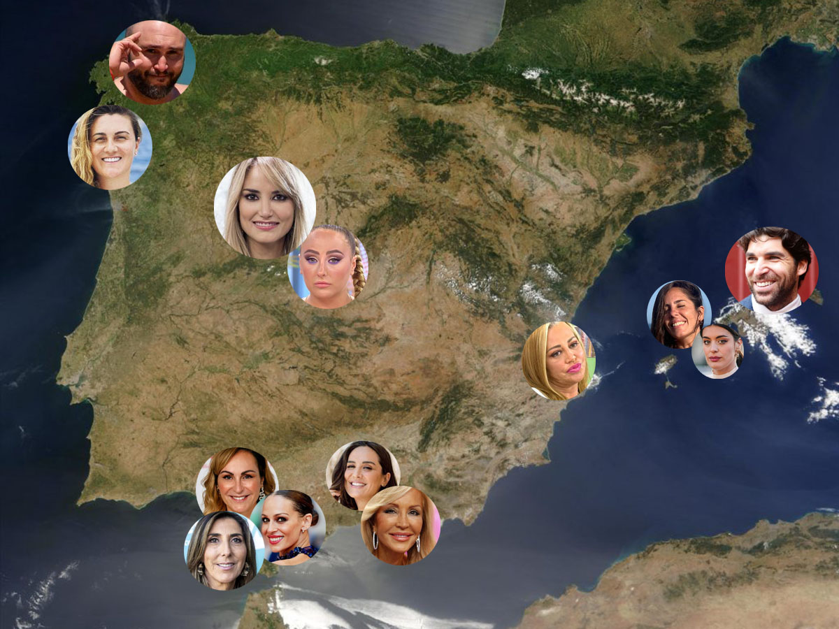 Situamos en el mapa a los famosos en verano: ¿dónde puedes verlos en vacaciones?