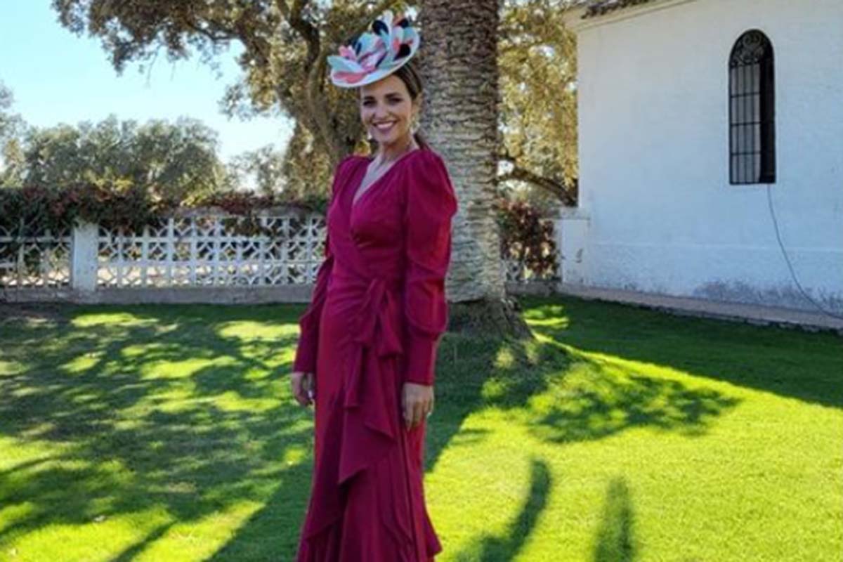 El vestido de invitada de Paula Echevarría es perfecto para brillar en una boda de otoño