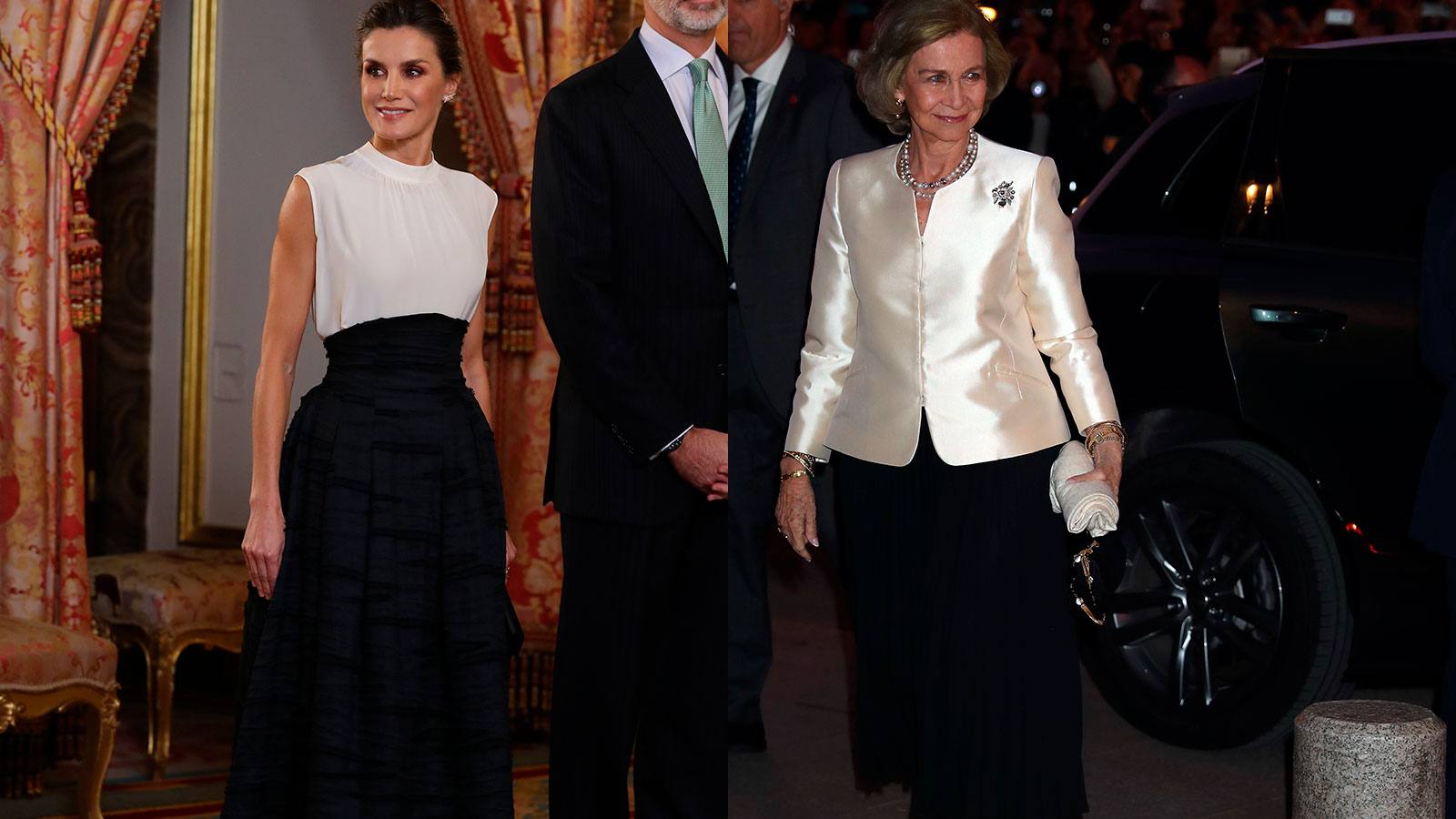 Reina Sofía y Reina Letizia