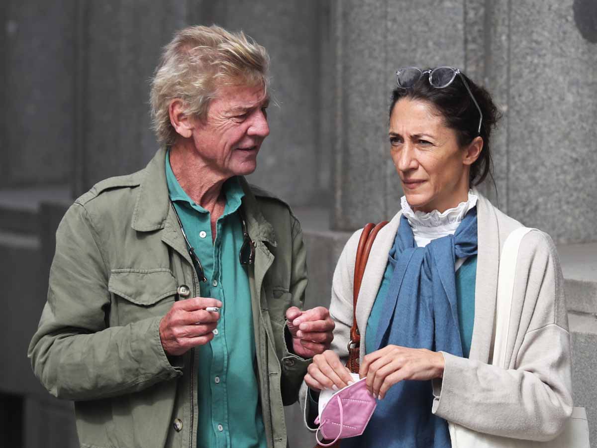 Ernesto de Hannover y Claudia Stilianopoulos discuten en la calle