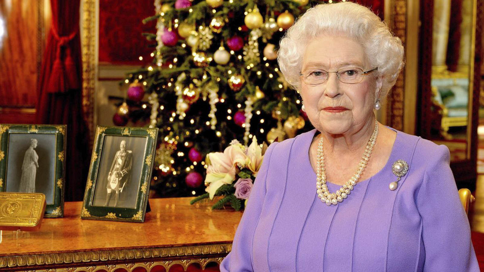 Reina Isabel II árbol de Navidad