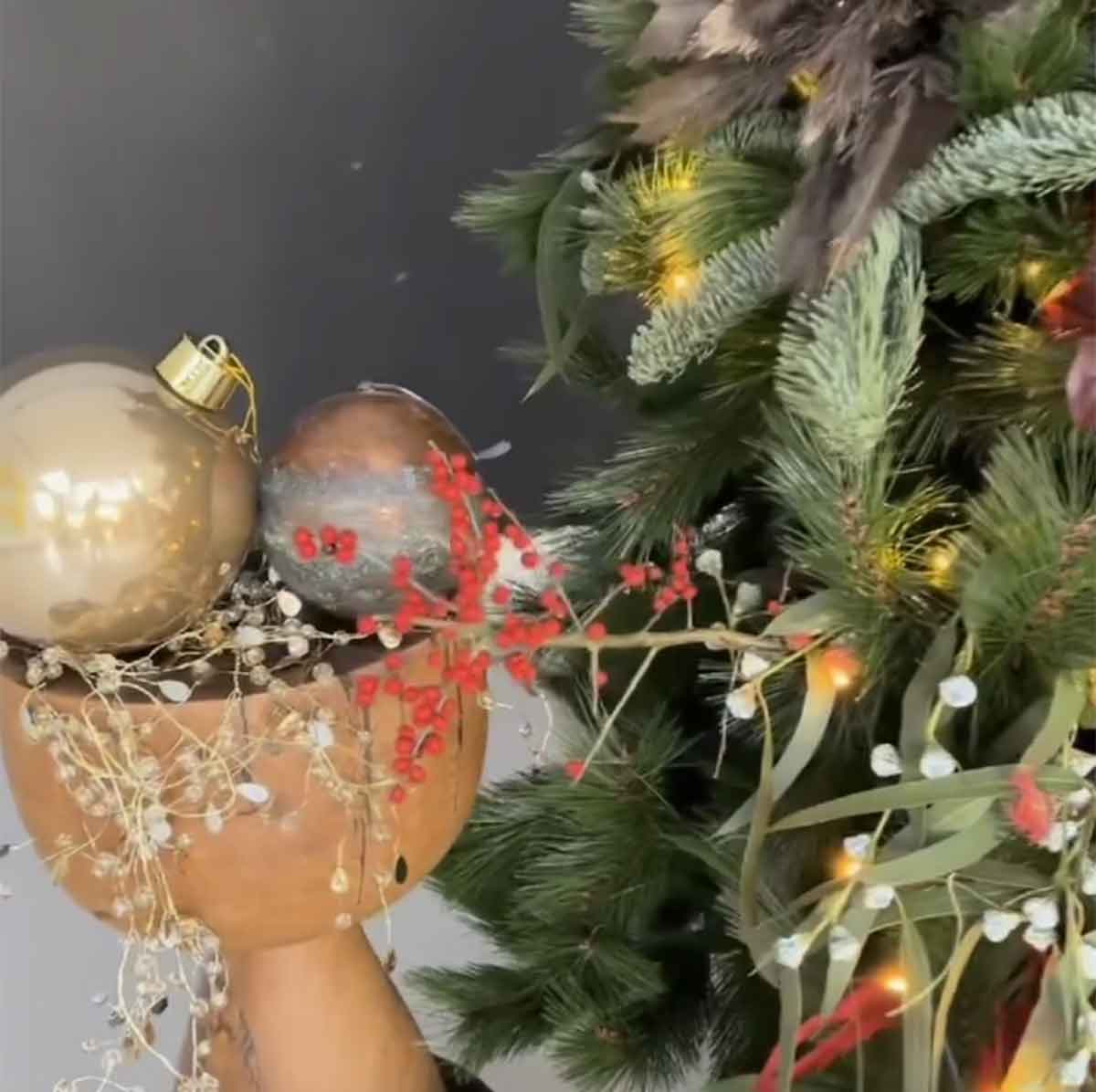 Pilar Rubio árbol Navidad