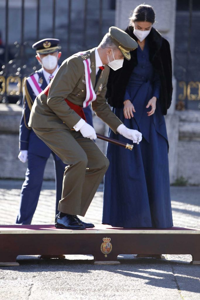 los reyes felipe y letizia celebran la Pascua Militar 2021