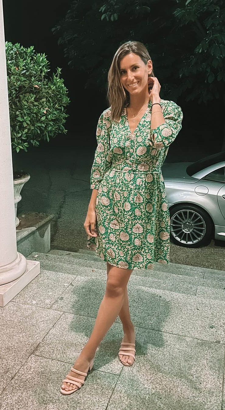 Ana Boyer vestido verde