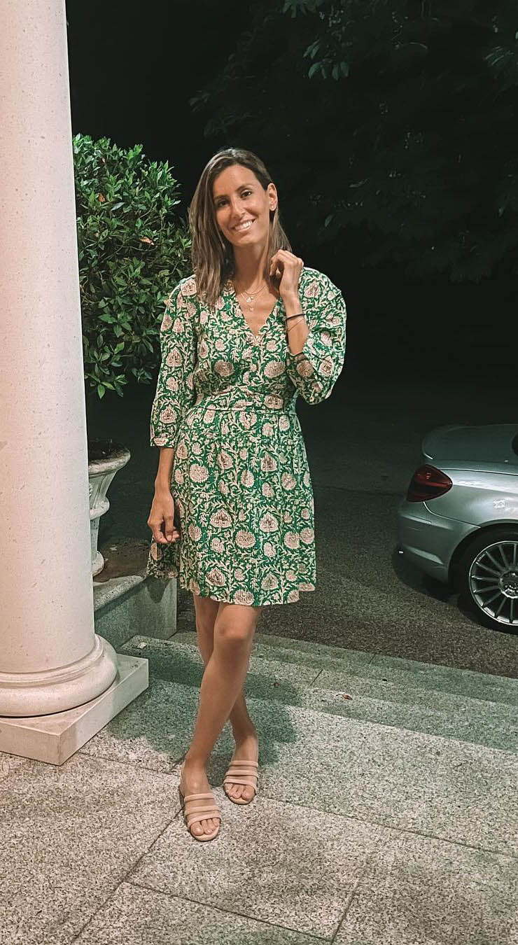 Ana Boyer vestido verde