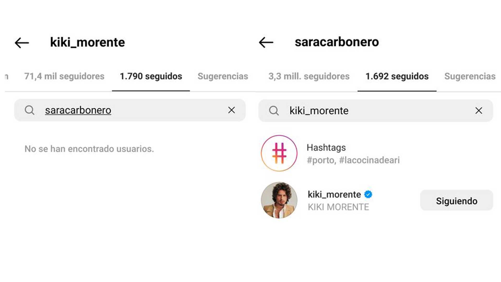 Sara Carbonero Kiki Morente redes sociales