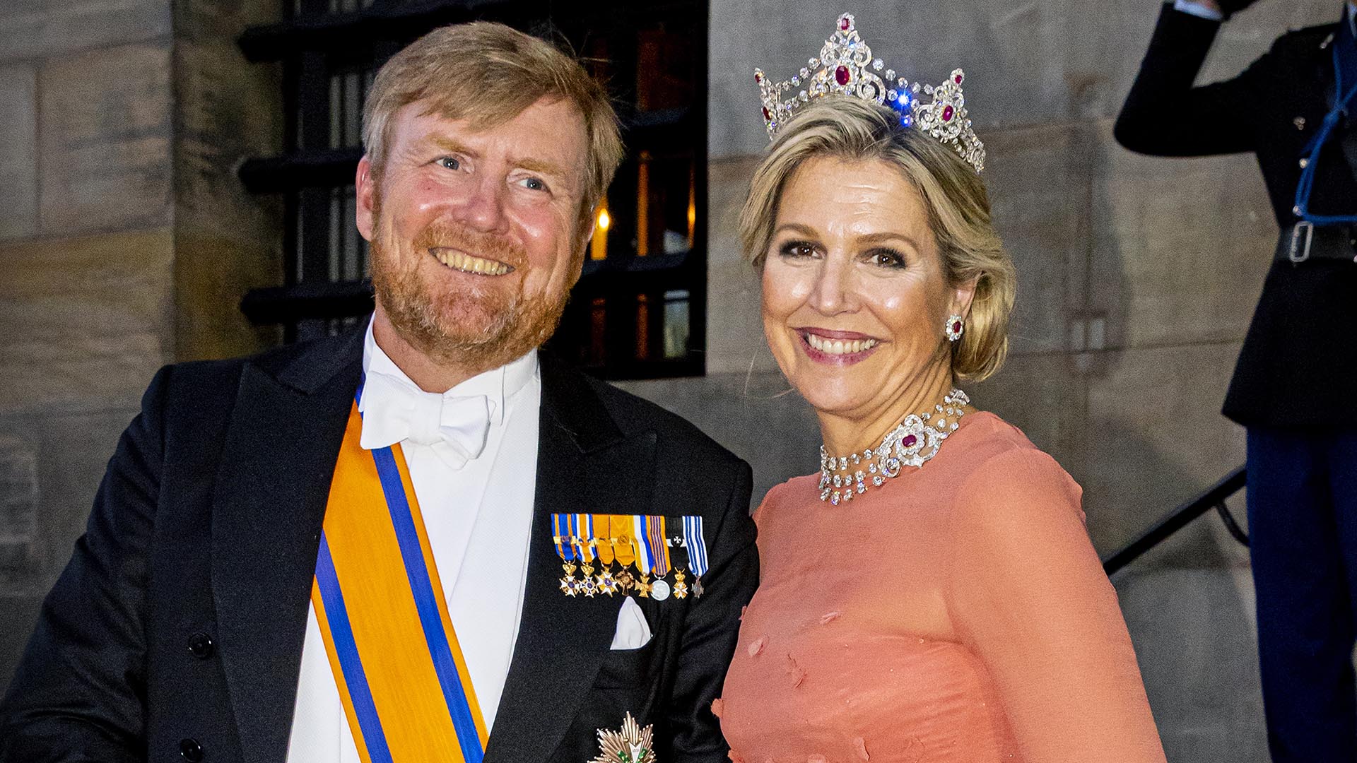 Máxima de Holanda saca su tesoro de rubíes para una espectacular gala en palacio
