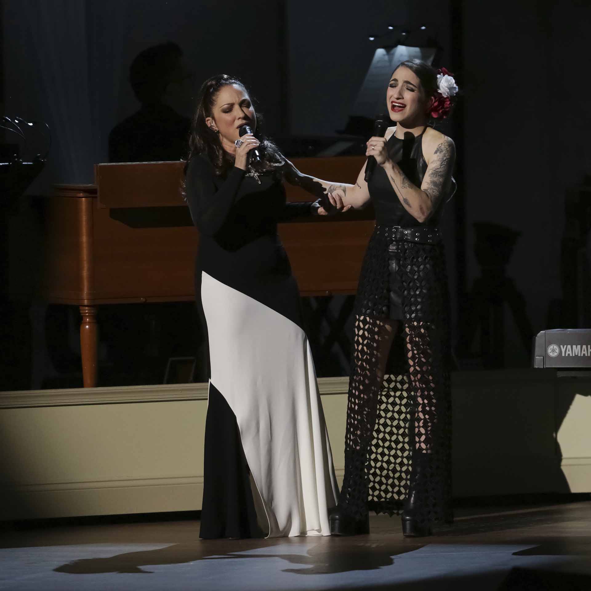 Singer Gloria Estefan and daughter Emily Estefan attending the Library of Congress Gershwin Prize on Wednesday, March 13, 2019, in Washington.