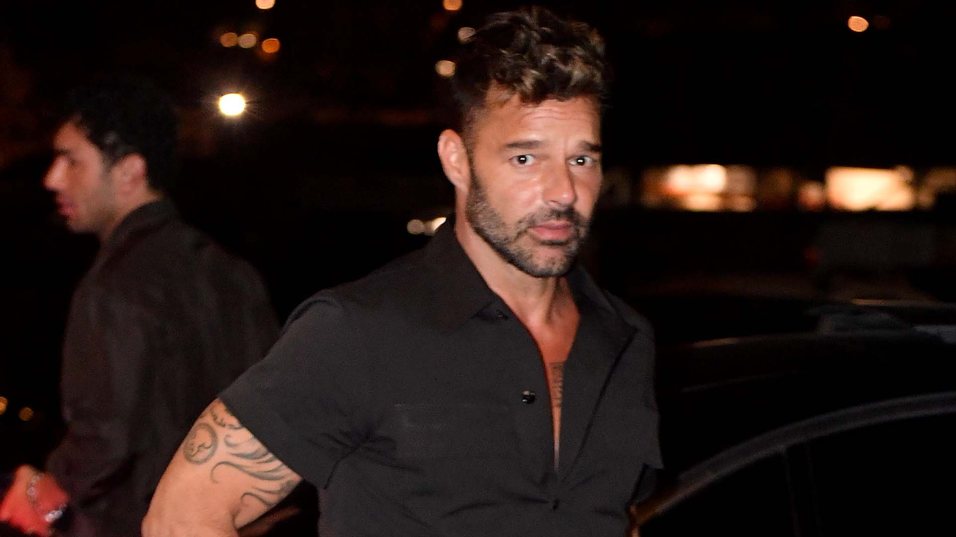 Singer Ricky Martin in Cannes