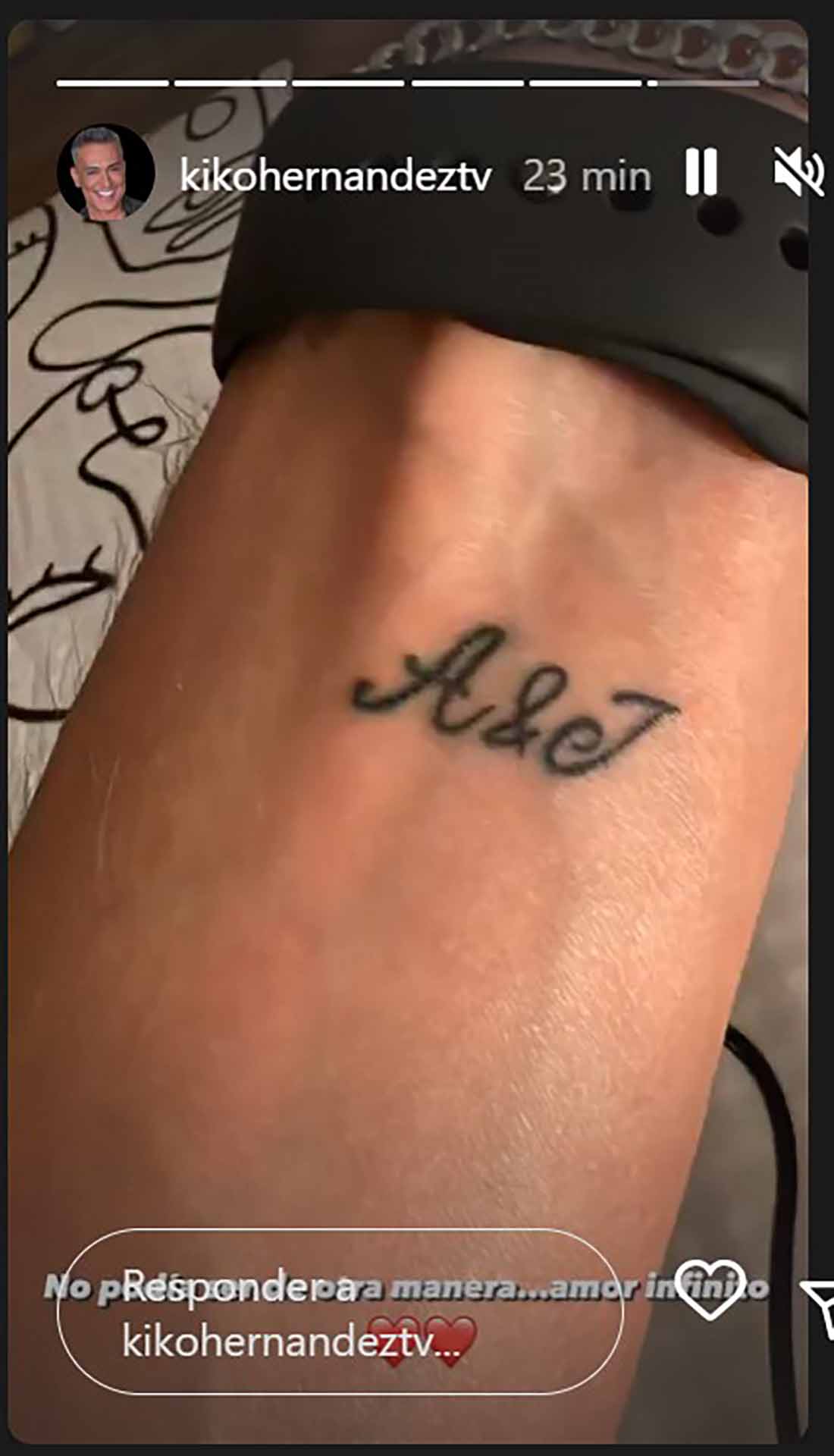 Kiko Hernández tatuaje