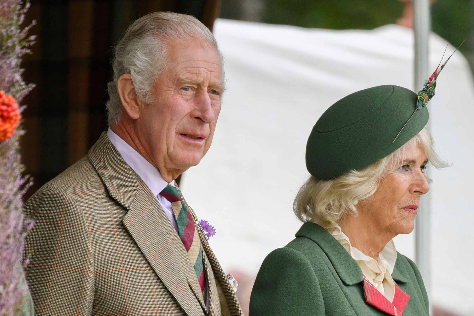 Prince Charles and Camilla Duchess of Cornwall attending Braemar Gathering Highland Games, , Aberdeenshire, Scotland, UK – 03 Sep 2022 *
