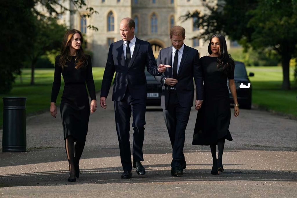 Meghan Markle, príncipe Harry, Kate Middleton, príncipe Guillermo