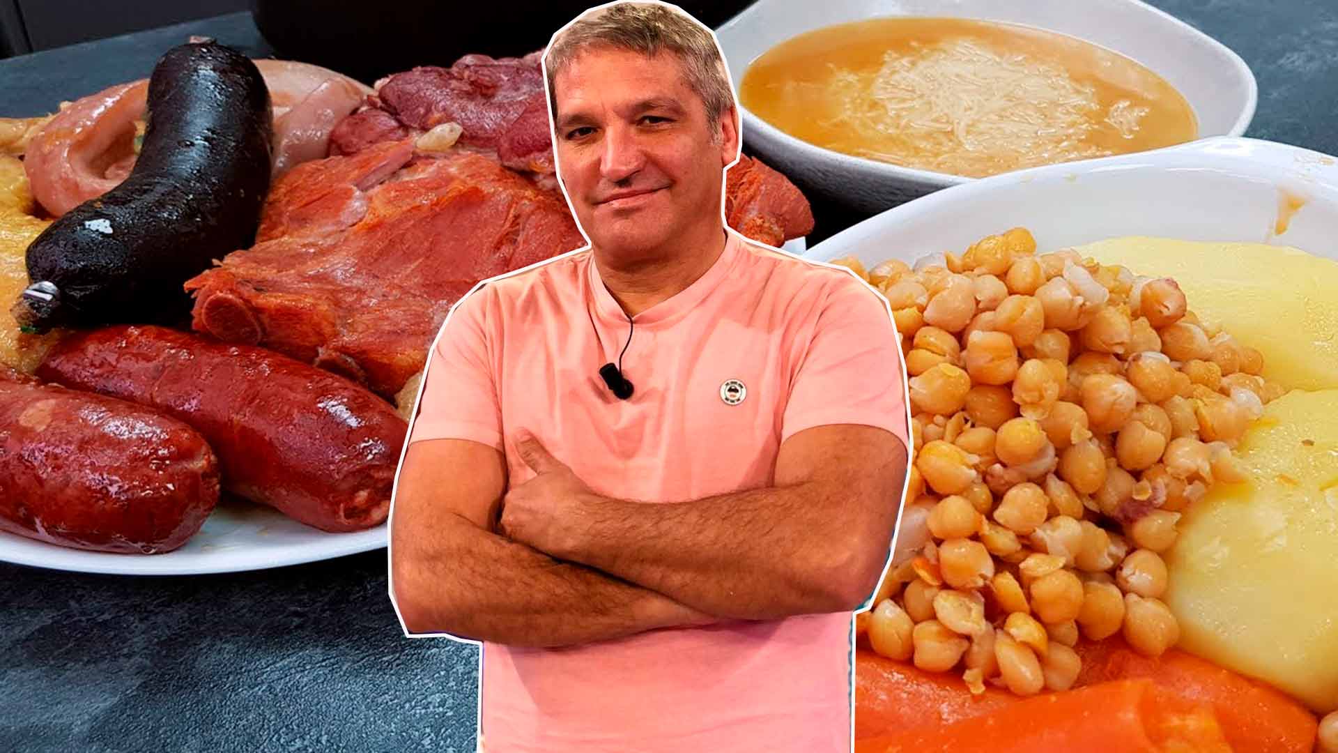 Gustavo González receta cocido madrileño