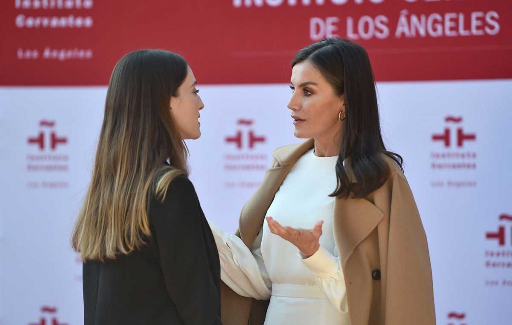 María Valverde y la Reina Letizia