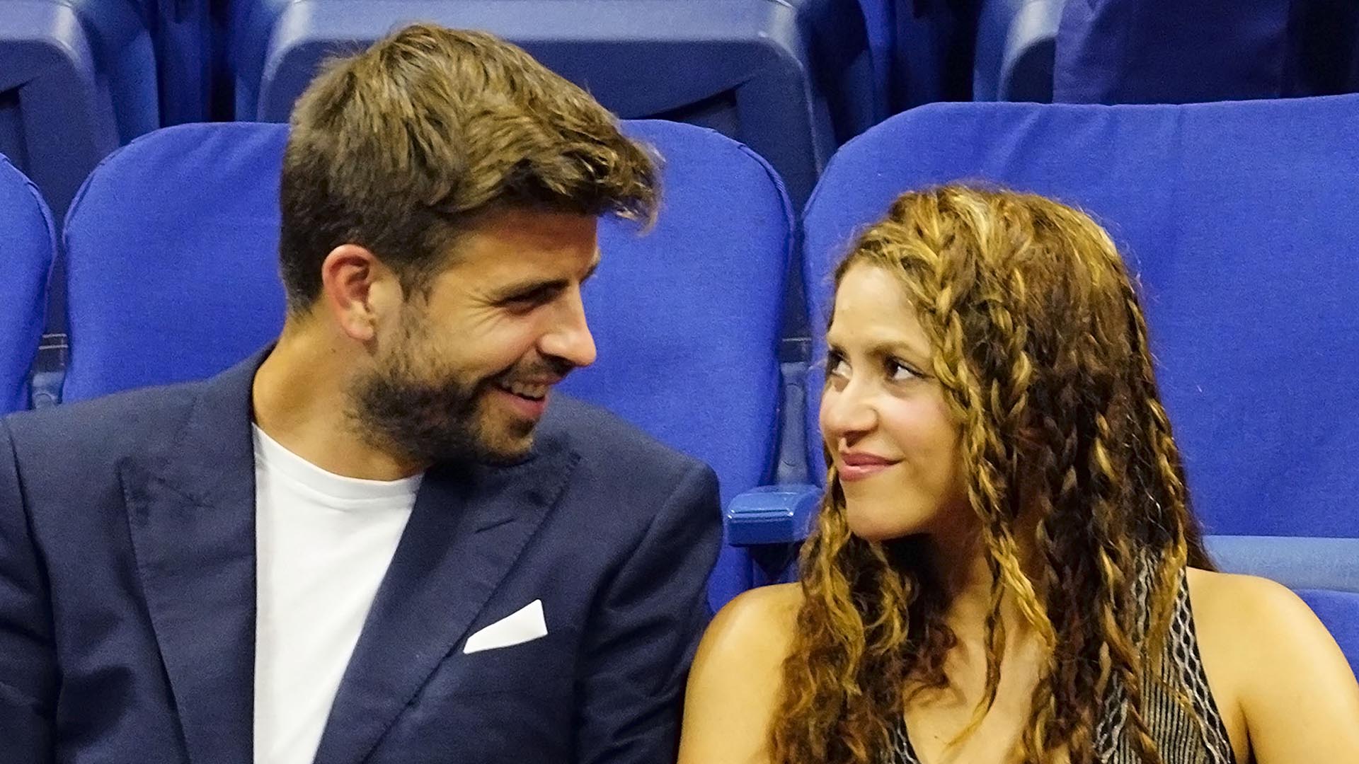 Gerard Pique and Shakira at the 2019 US Open in Flushing, NY.