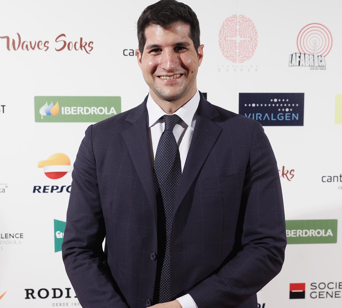 Julian Contreras at the photocall of the FundaciÃƒÂ³n Querer and Columbus event in Madrid on Tuesday, April 26, 2022.