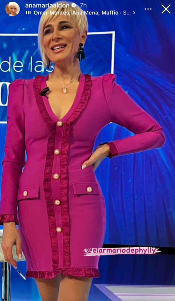 Ana María Aldón vestido invitada 