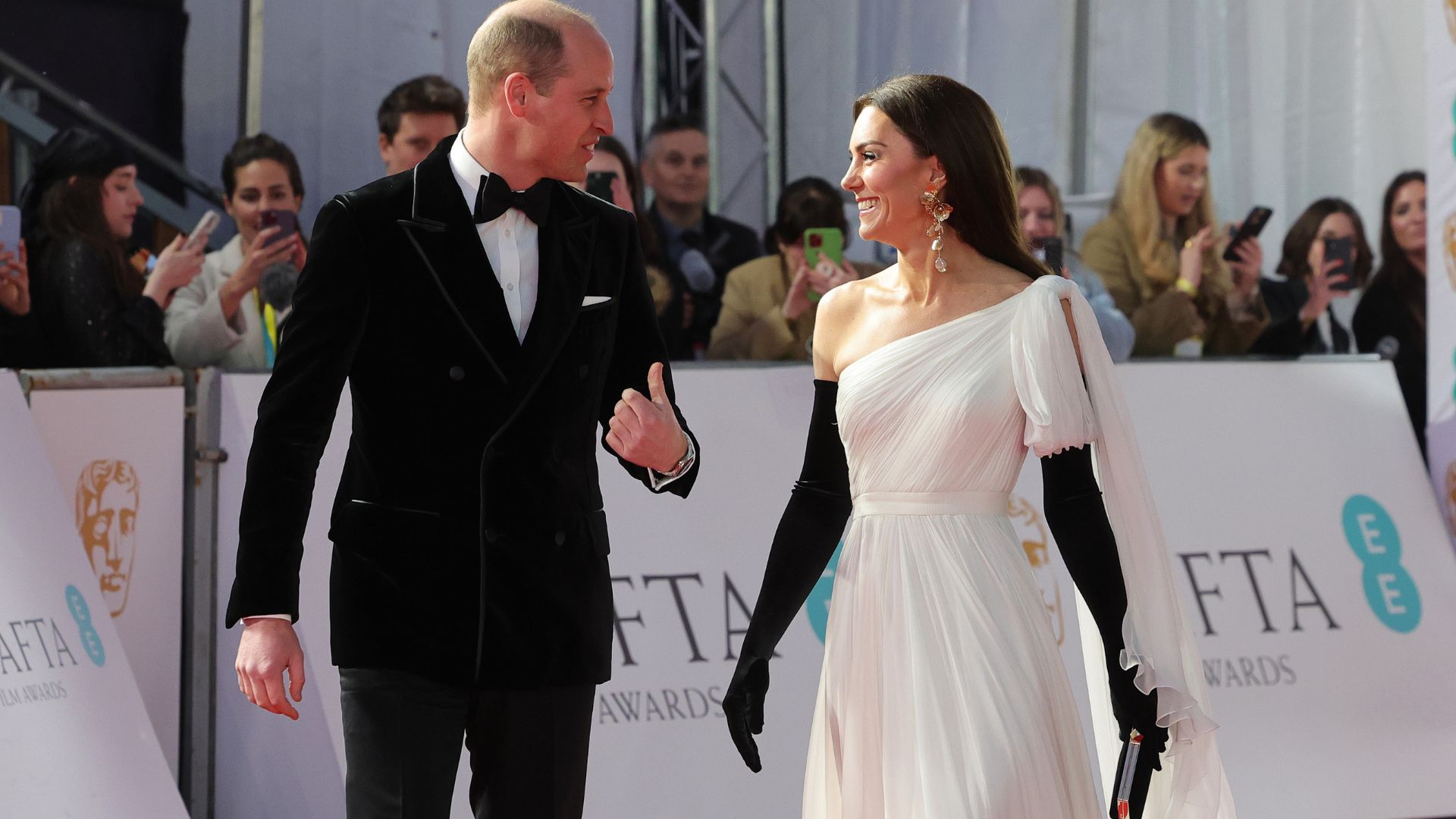 Imagen de El Príncipe Guillermo y Kate Middleton zanjan rumores de crisis en los BAFTA con su aparición más cómplice