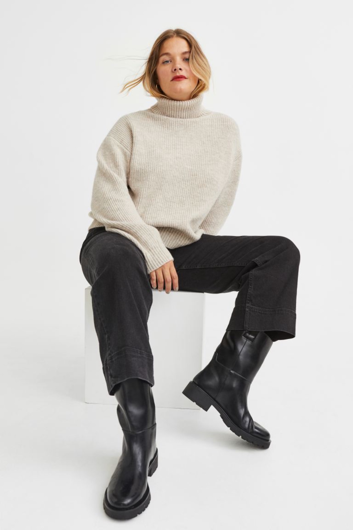 Isabel Pantoja botas plana H&M