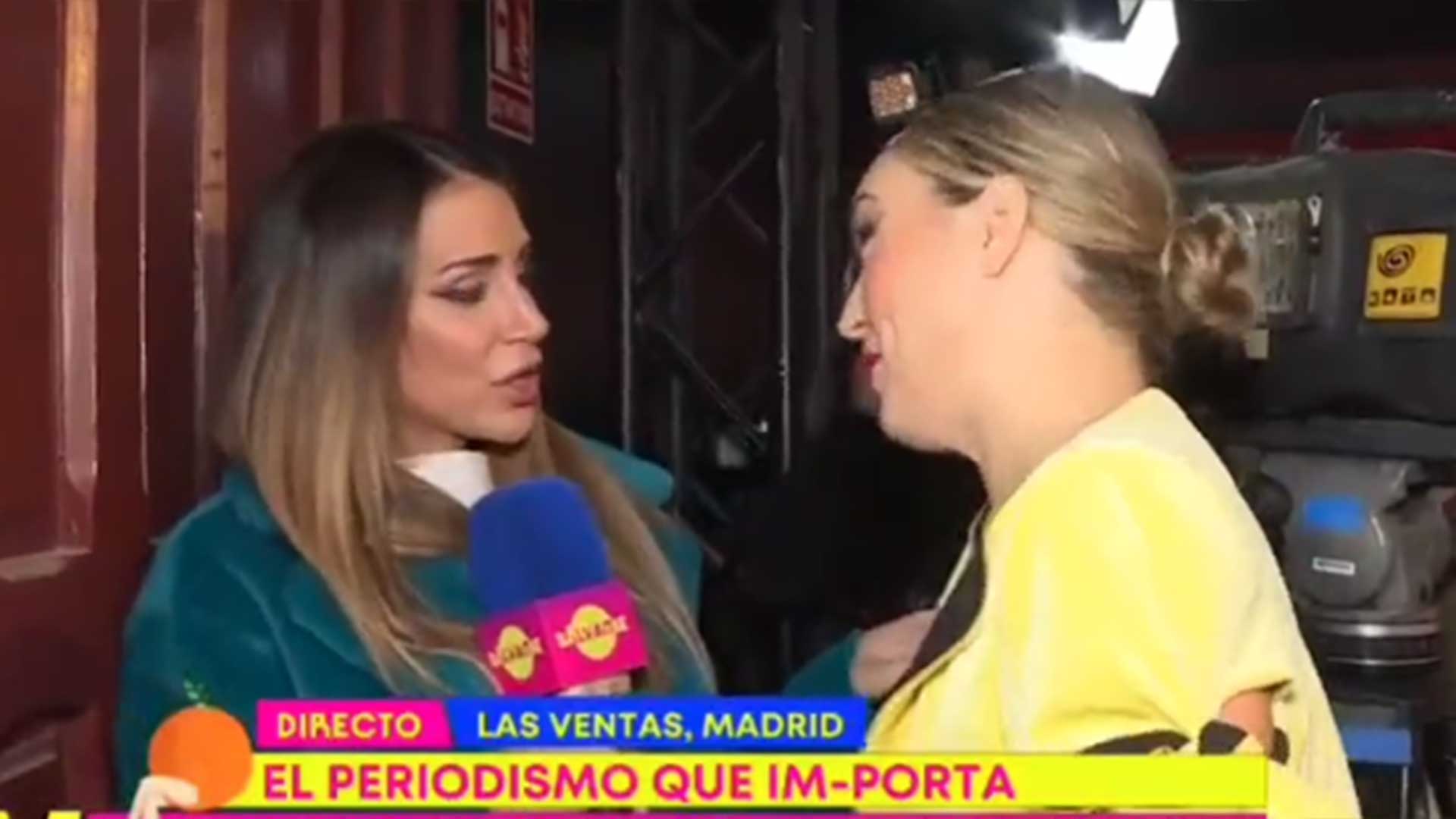 Marta Riesco interrumpe un directo de Cristina Porta en Sálvame para pelearse con ella