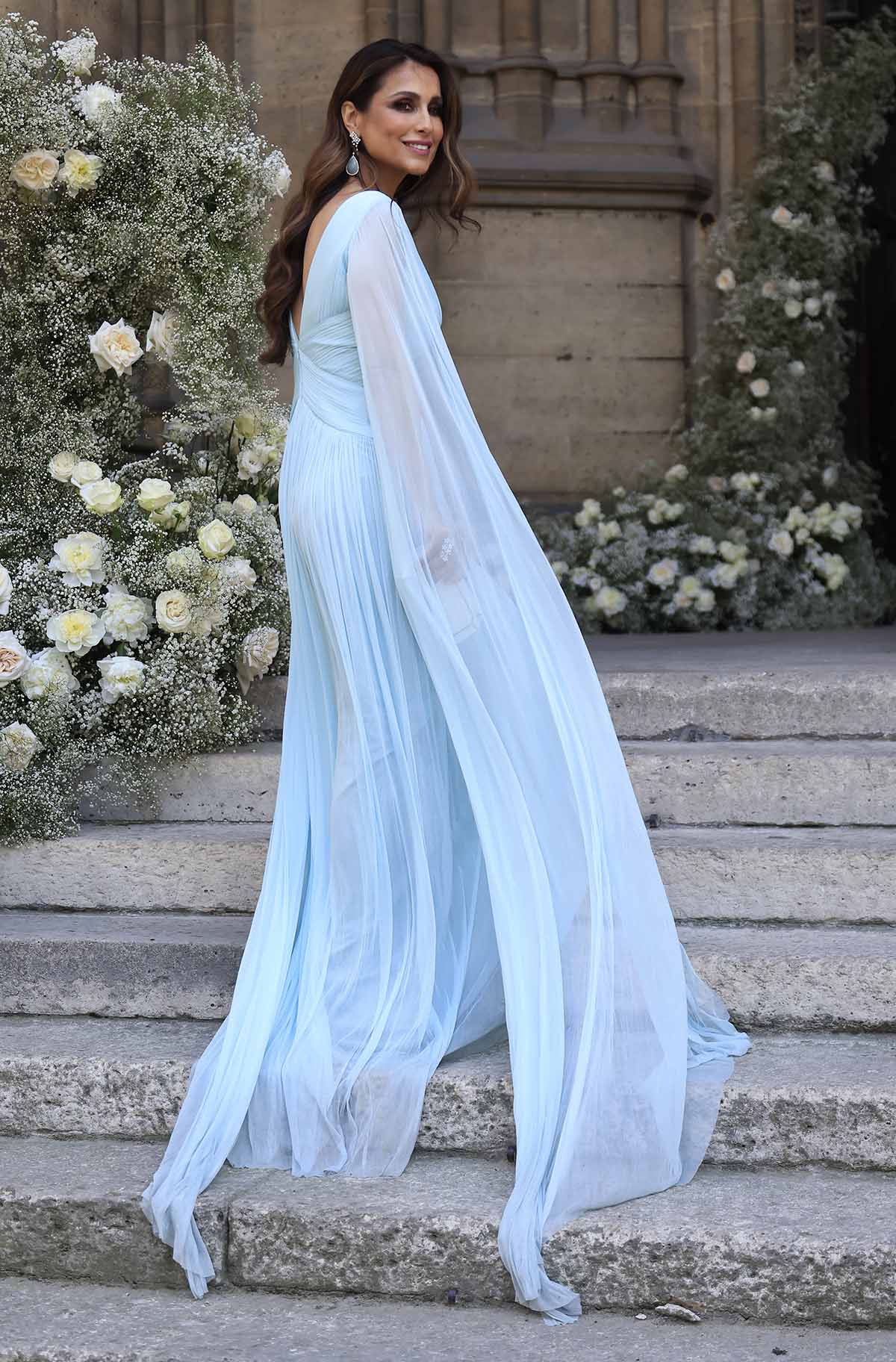 Paloma Cuevas durante una boda en París en junio de 2023