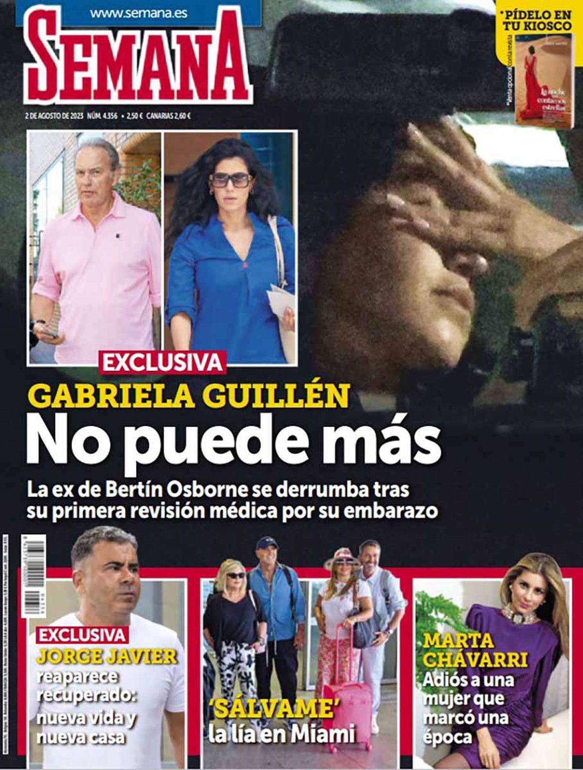 Gabriela Guillén llora en plena calle tras salir de una revisión médica