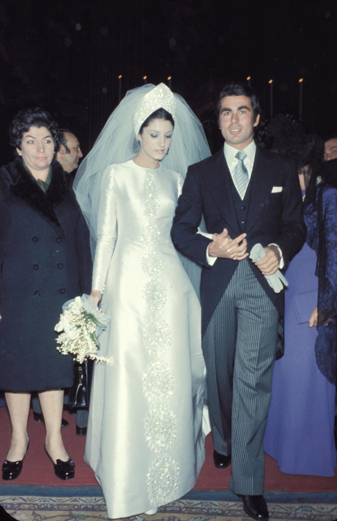 Carmen Ordóñez y Paquirri en su boda.