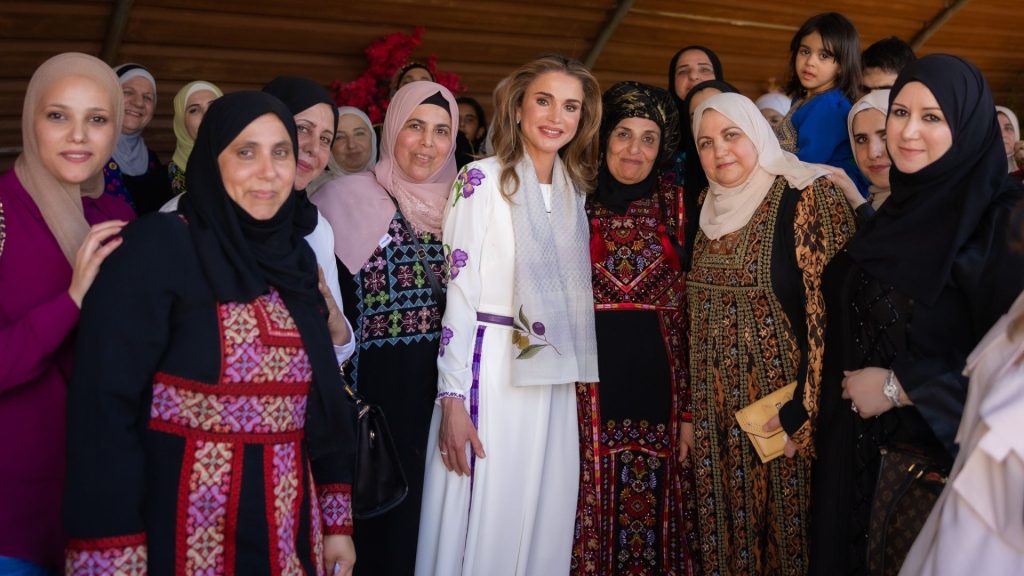 Rania from Jordan celebrates her 53rd birthday surrounded by rural women