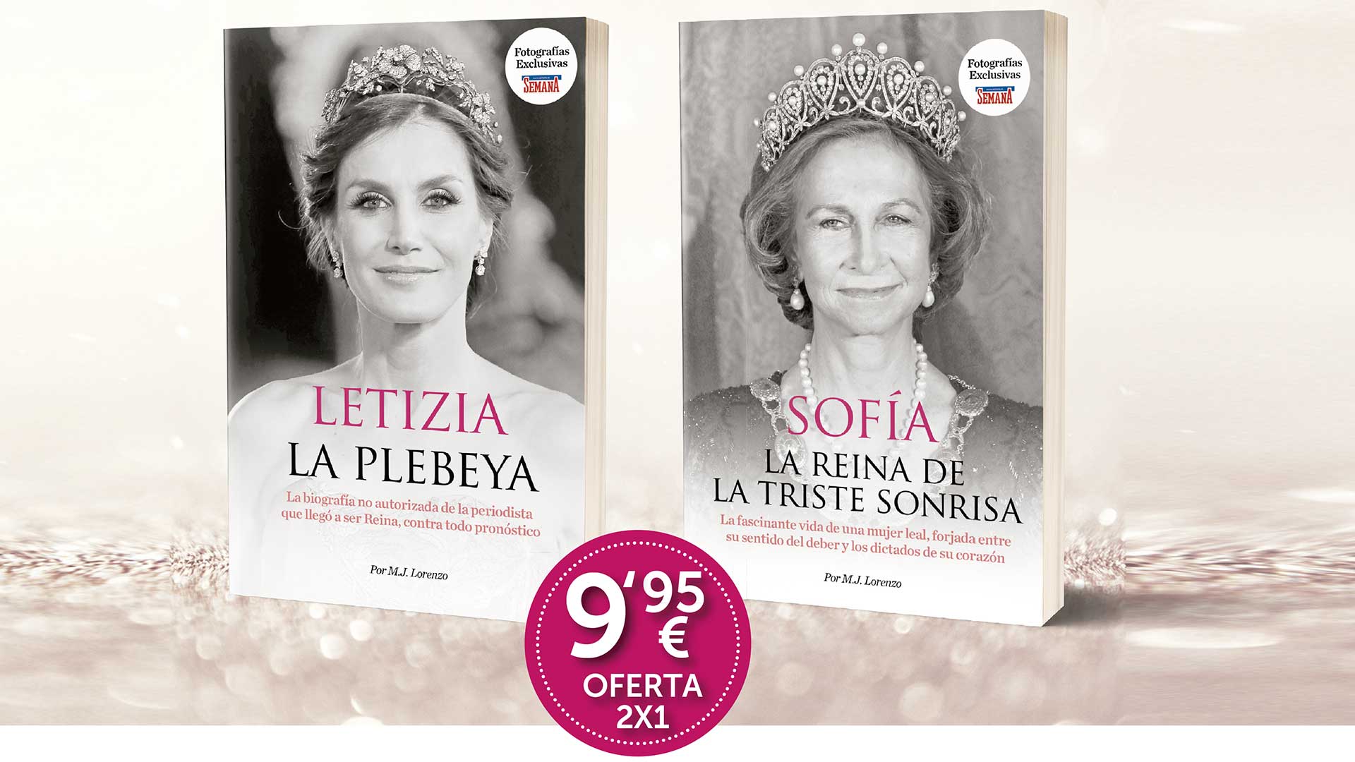 Biografías de las reinas Letizia y Sofía, YA A LA VENTA